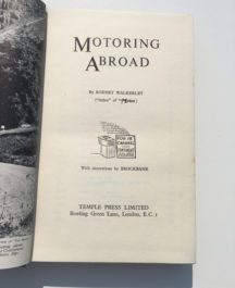 Motoring Abroad- Rodney Walkerley