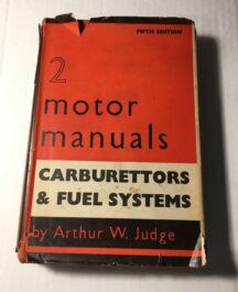 Motor Manuals Arthur W. Judge