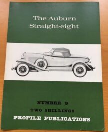 No: 9  - Auburn Straight eight Profile Publications 1967