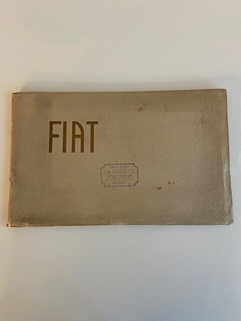 Fiat 10/15 HP, 15/20hp, 20/30 hp and 40hp catalogue