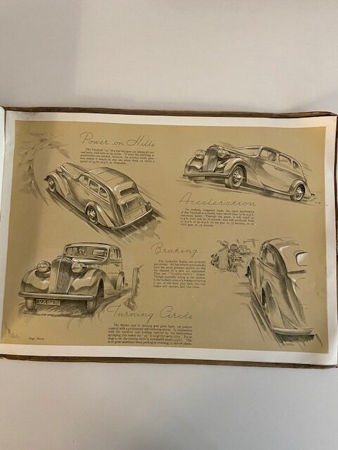 The Vauxhall “25” brochure. 1937