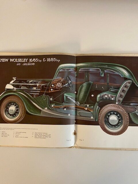 The New Wolseley 16/65 HP & 18/85 HP brochure