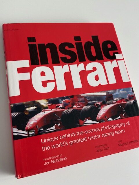 Inside Ferrari.