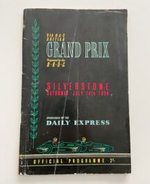 British Grand Prix Programme 1956