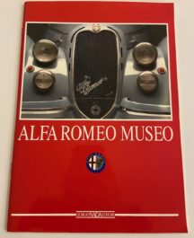 Alfa Romeo Museo. Museum catalogue brochure. | Giorgio Nada | 1990