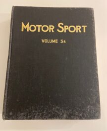 Motor Sport Magazine Vol 34 - 1958 issues