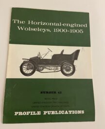 The Horiziontal-engined Wolseleys 1900-1905