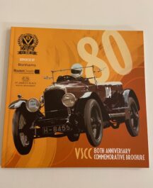 VSCC 80th Anniversary Commemorative Brochure