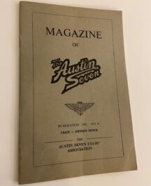 Magazine of the Austin Seven (1971A)