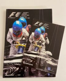 F1 British Grand Prix Programme 2001 Silverstone