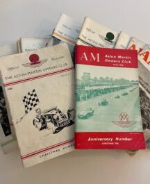 Collection of early Aston Martin Owners Club magazines 1949-58