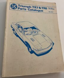 Triumph TR7 & TR8 Parts catalogue