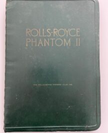 Rolls-Royce Phantom II Handbook 40-50 HP