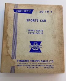 Triumph 20TR4 Sports Car Spare Parts Catalogue (part 510978)