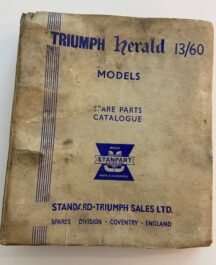 Triumph Herald 13/60 Spare Parts Catalogue (part 517056)