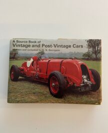 A Source Book of Vintage and Post-Vintage Cars