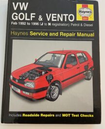 VW Golf & Vento 1992-1996 Service and Repair manual