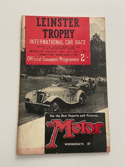 Leinster Trophy Programme