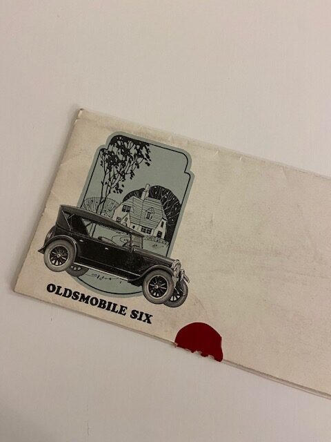 Oldsmobile Six mailer/leaflet