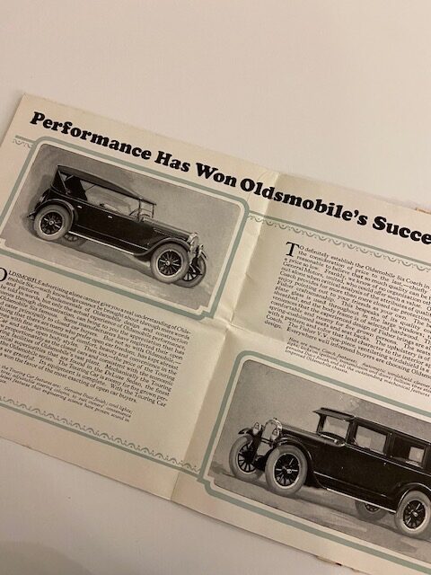 Oldsmobile Six mailer/leaflet - Image 2