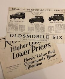 Olsdmobile 'Six' flyers (2)