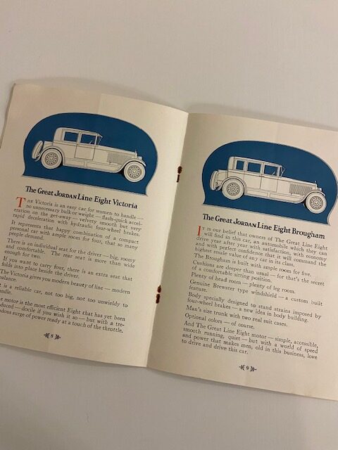 Jordan Motor Car Company brochure - Image 2