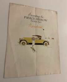 Pierce Arrow Series 80 Runabout leaflet