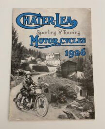 Chater-Lea Sporting and Touring Motorcycles 1926 brochure