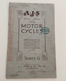 AJS Motor Cycles brochure 1926