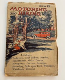 Motoring and Hiking Map (Bridgnorth to Worcester)