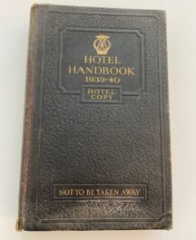 AA Hotel Handbook 1939-40 (Hotel Copy)