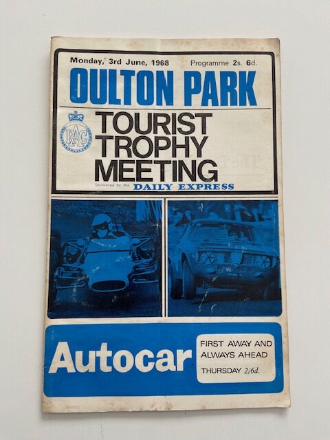 Tourist Trophy Meeting Oulton Park June 1968 Programme