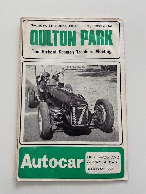 VSCC Richard Seaman Meeting Oulton Park June 1968 Programme