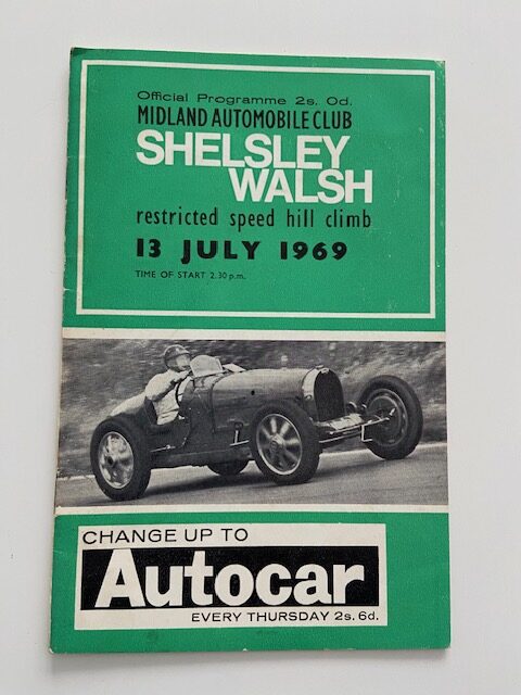 Midland Automobile Club Shelsley Walsh Hill Climb July 1969 Programme
